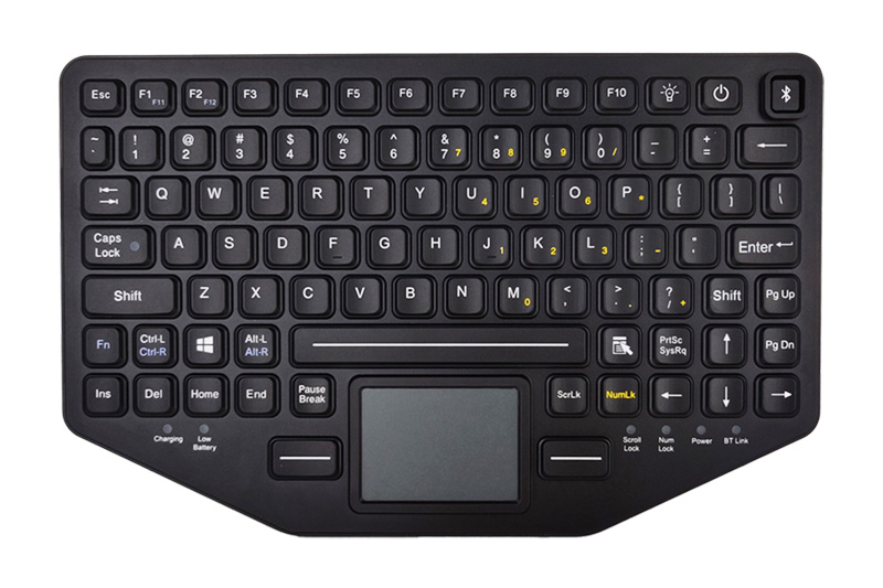 Rugged USB Keyboard with Trackpad – IP67 – English Layout